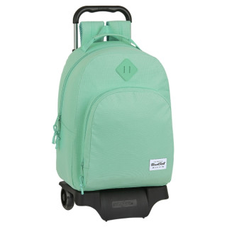 Safta Blackfit8 Mochila con Carro - Bolsillo Frontal - Doble Tirador - Hombreras Acolchadas - Asa Forrada - Mochila Extraible -