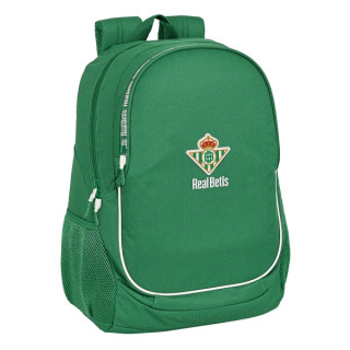 Safta Real Betis Balompie Mochila Adaptable a Carro - Portabotellas - Dos Compartimentos Grandes - Tirador Doble - Hombreras Erg