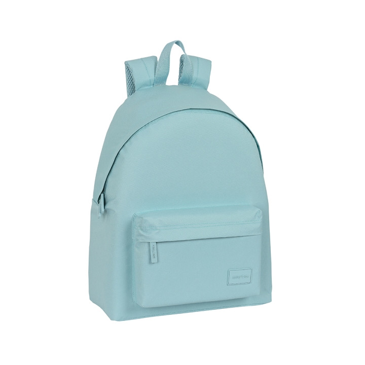 Safta Basic Mochila - Bolsillo Frontal - Hombreras Acolchadas - Doble Tirador en Cremallera - Asa Superior - 18L - 330x150x420mm