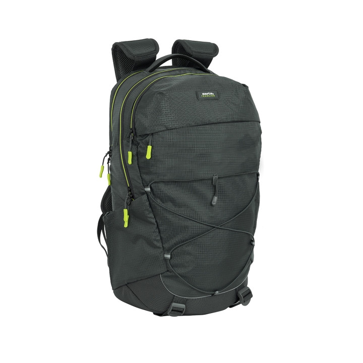 Safta Trekking Mochila - Cintas con Broche PVC - Compartimento para Portatil - Cintas para Esterilla - Espalda Acolchada - Mater