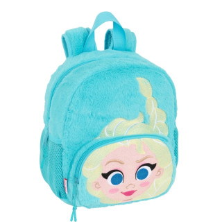 Safta Frozen Mochila Guarderia de Peluche - Tarjeta de Identificacion - Asas de Mano - 6L - Material Suave y Resistente - Facil