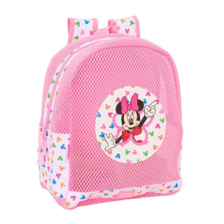 Safta Minnie Mouse Mochila - Rejilla Anti-Arena - Doble Tirador - Hombreras Acolchadas - Asa Superior - 13.15L - 320x120x380mm -