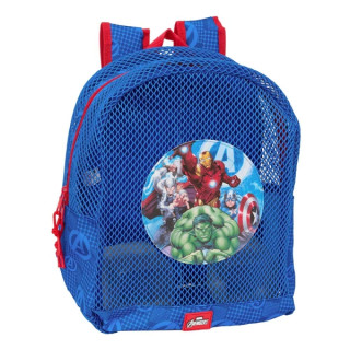 Safta Avengers Mochila - Rejilla Anti-Arena - Doble Tirador - Hombreras Ergonomicas - Asa Superior - 13.15L - 320x120x380mm - Co