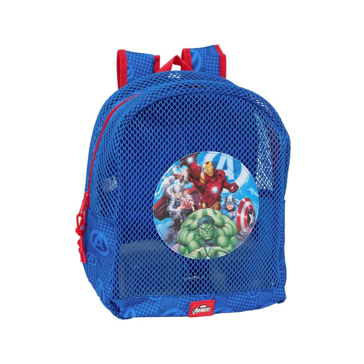 Safta Avengers Mochila - Rejilla Anti-Arena - Doble Tirador - Hombreras Ergonomicas - Asa Superior - 13.15L - 320x120x380mm - Co