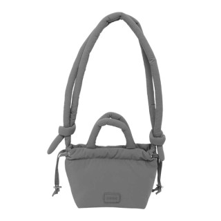 Safta Moos Capsula Grey Bolso Compacto - Cierre de Iman - Cremallera - Cierre con Cordones - Asas Acolchadas - 2.56L - 160x100x1