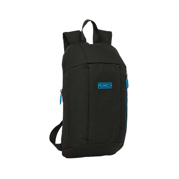 Safta Munich Road Mini Mochila - Hombreras Ergonomicas - Espalda Acolchada - Bolsillo Frontal - Asa Superior - Uso Diario - 8.5L