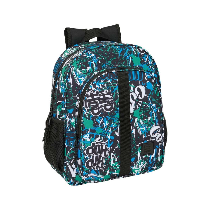 Safta Graffiti Go Mochila - Adaptable a Carro - Bolsillos Laterales - Doble Tirador - Hombreras Acolchadas - Asa Superior - Gran