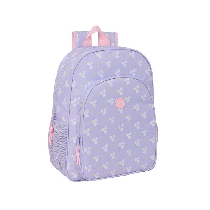 Safta Bouquet Mochila Adaptable a Carro - Portabotellas - Doble Tirador - Hombreras Acolchadas - Bolsillo Frontal - Asa Superior