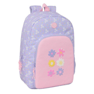 Safta Bouquet Mochila Adaptable a Carro - Tirador Doble - Bolsillo Frontal - Hombreras Acolchadas - Asa Superior - 19.3L - 300x1