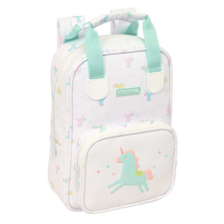 Safta Unicornio Mochila Infantil - Bolsillo Frontal - Tarjeta ID - Hombreras Acolchadas - Asa Forrada - 4.5L - 200x80x280mm - Co