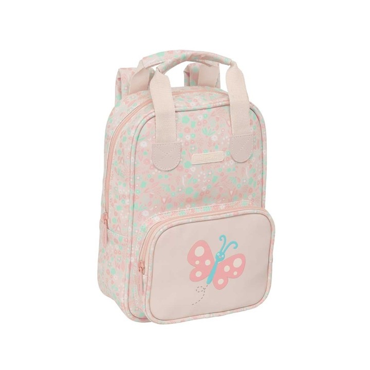 Safta Mariposa Mochila Infantil - Bolsillo Frontal - Tarjeta ID - Hombreras Acolchadas - Asa Forrada - 4.5L - 200x80x280mm - Col