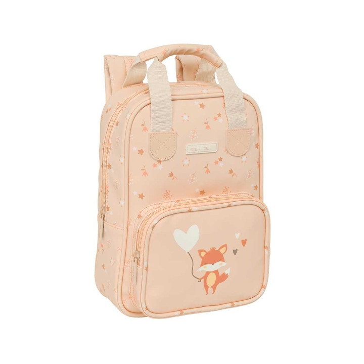 Safta Flores Mochila Infantil - Bolsillo Frontal - Tarjeta ID - Hombreras Acolchadas - Asa Forrada - 4.5L - 200x80x280mm - Color