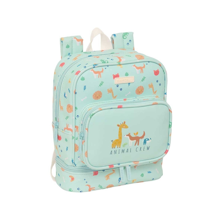 Safta Pandi Mochila Guarderia - Isotermica - Tarjeta ID - Compartimento Termo en Base - Asa de Mano Superior - Compatible con Ca