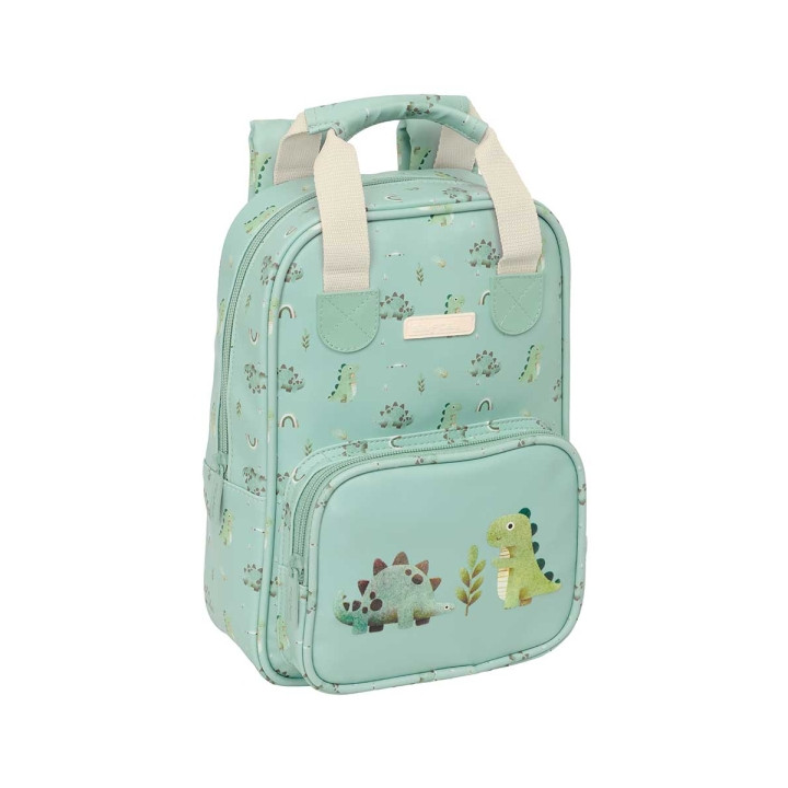 Safta Dinos Mochila Infantil - Bolsillo Frontal - Tarjeta ID - Hombreras Acolchadas - Asa Forrada - 4.5L - 200x80x280mm - Color