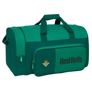 Safta Real Betis Balompie Bolsa de Deporte - Bandolera Ajustable - Bolsillo Frontal - Tacos en la Base - Bolsillo Lateral - Tira