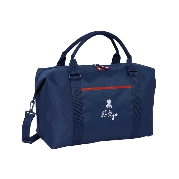 Safta el Pulpo Bolsa de Deporte - Bandolera Ajustable - Cierre de Iman - Interior Forrado - Cremalleras Bidireccionales - Asa Fo