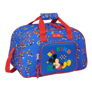 Safta Mickey Mouse Today Bolsa de Deporte - Bolsillo Frontal - Bandolera Ajustable - Asa Forrada - Tirador Doble - Tacos Protecc