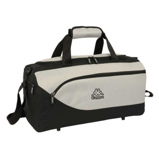 Safta Kappa Grey Bolsa de Deporte - Bandolera Ajustable - Cremallera Doble - Bolsillo Frontal - Bolsillos Laterales - Fondo Semi