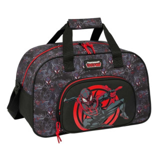 Safta Miles Morales Bolsa de Deporte - Bolsillo Frontal - Bandolera Ajustable - Asa Forrada - Tirador Doble - Tacos Proteccion B