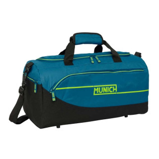 Safta Munich Land Bolsa de Deporte - Bandolera Ajustable - Cremallera Doble - Bolsillo Frontal - Bolsillos Laterales - Fondo Ext