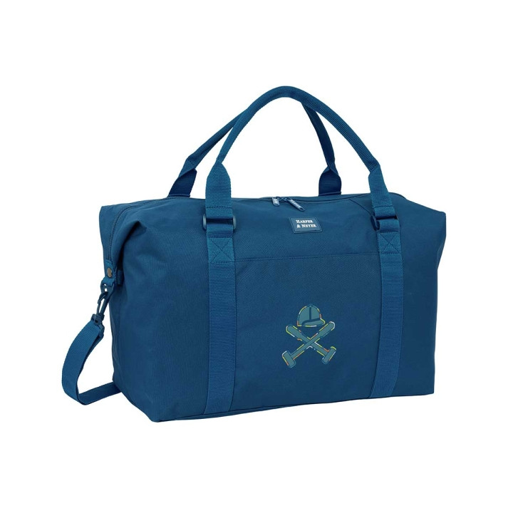 Safta Harper and Neyer Bolsa de Deporte - Bandolera Ajustable - Cierre de Iman - Interior Forrado - Cremalleras Bidireccionales