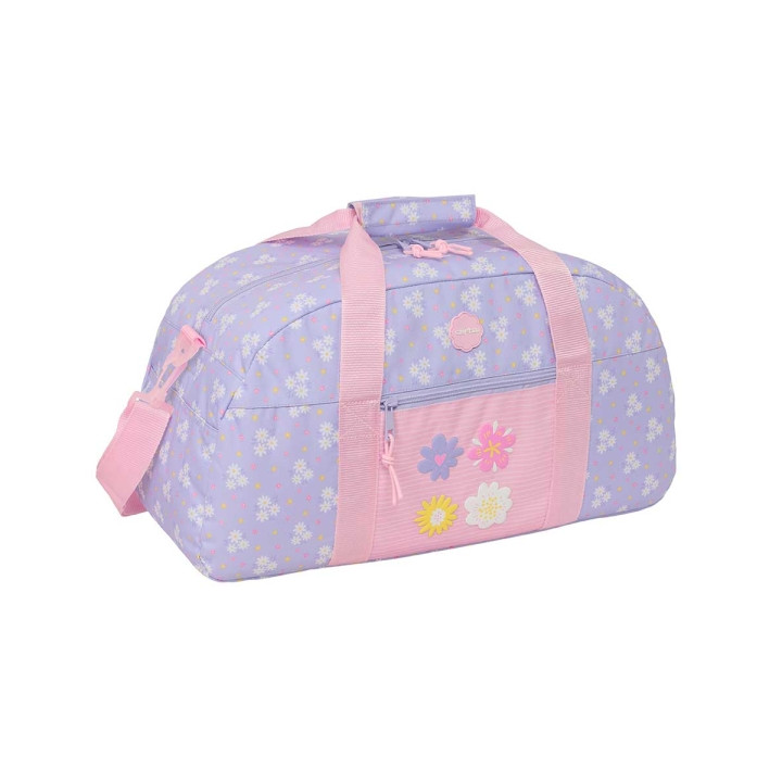 Safta Bouquet Bolsa de Deporte - Bolsillo Frontal - Bandolera Ajustable - Asa Forrada - Doble Tirador en Cremallera - Tacos Prot