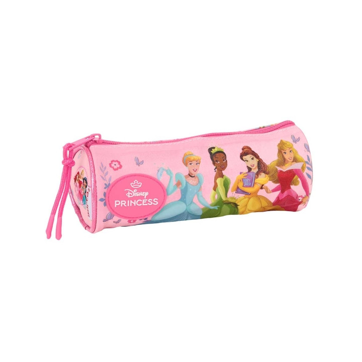 Safta Princesas Disney Portatodo - Tirador Facil de Abrir - 1L - 200x70x70mm - Color Rosa