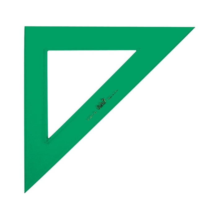 Safta Escuadra de 30cm - Metacrilato - sin Biselado - sin Graduacion - Color Verde