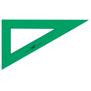 Safta Cartabon de 30cm - Metacrilato - sin Biselado - sin Graduacion - Color Verde