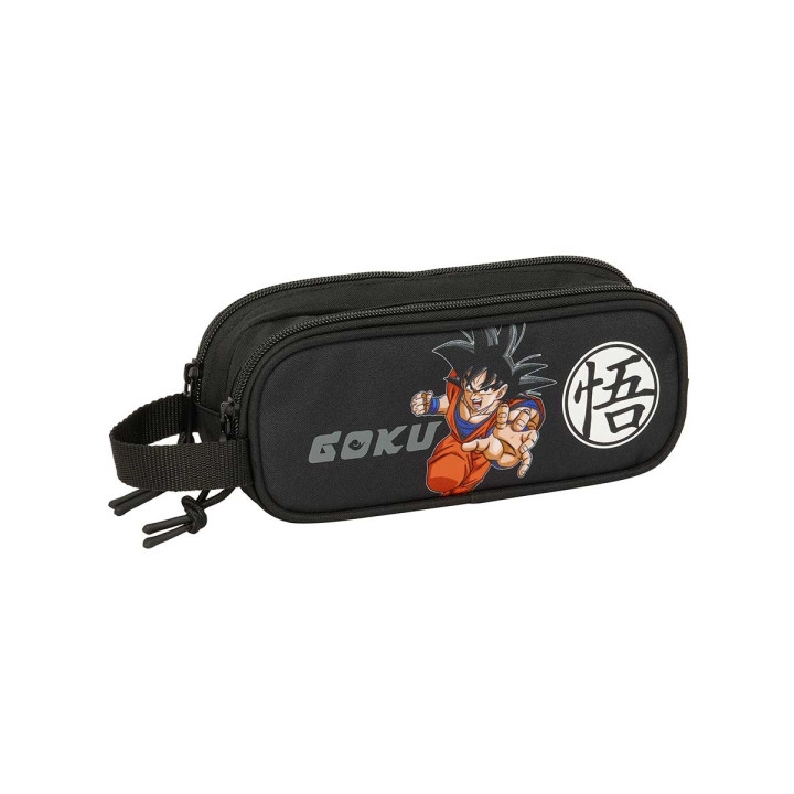 Safta Dragon Ball Portatodo - Cremallera - Asa Lateral - 1L - 210x60x80mm - Color Negro