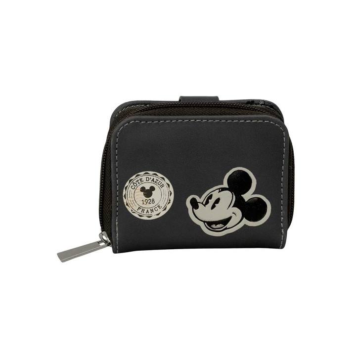 Safta Mickey Mouse Monedero con Billetera - Compartimento para Billetes y Tarjetas - Cierre con Iman - Compartimento para Moneda