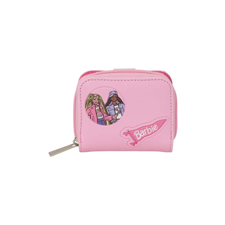 Safta Barbie Monedero con Billetera - Compartimento para Billetes y Tarjetas - Cierre con Iman - Compartimento para Monedas - 0.