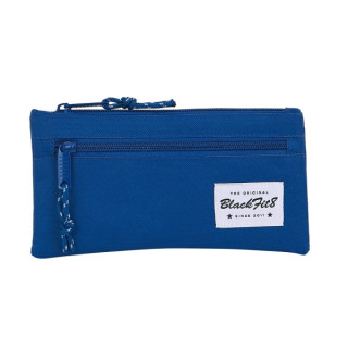 Safta Blackfit8 Oxford Portatodo - Bolsillo con Cremallera - 0.25L - 220x10x110mm - Color Azul Oscuro