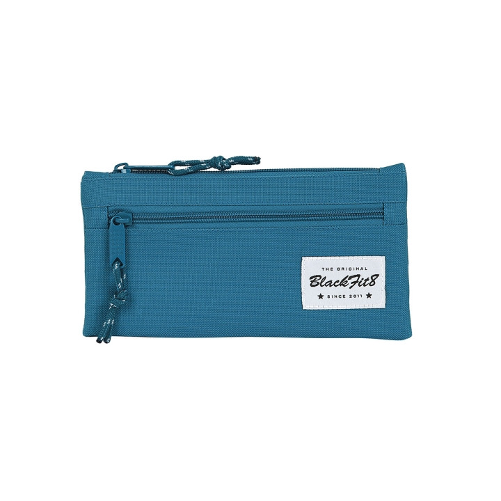 Safta Blackfit8 Egeo Portatodo - Bolsillo con Cremallera - 0.25L - 220x10x110mm - Color Azul