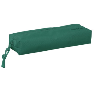 Safta Portatodo - 0.53L - Rectangular - Cremallera - Goma Elastica - 220x70x40mm - Color Verde