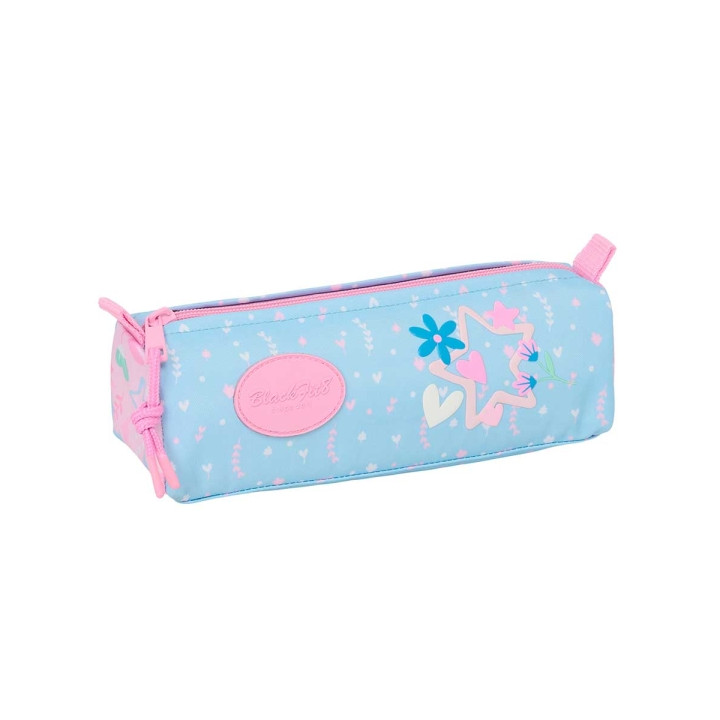 Safta Blackfit8 Smile Portatodo - Cremallera - 1.2L - 210x70x80mm - Color Azul Claro