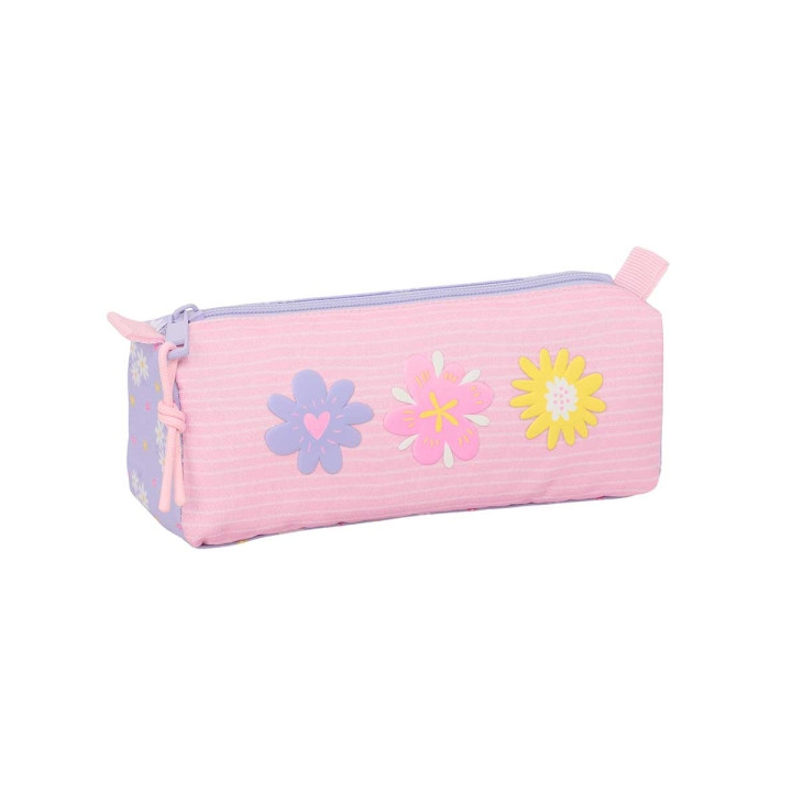 Safta Bouquet Portatodo - Cremallera - 1.20L - 210x70x80mm - Color Rosa Pastel