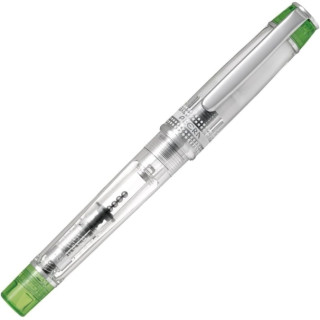 Pilot Prera Pluma Estilografica - Cuerpo Transparente - Incluye Convertidor y Cartucho de Tinta - Color Verde