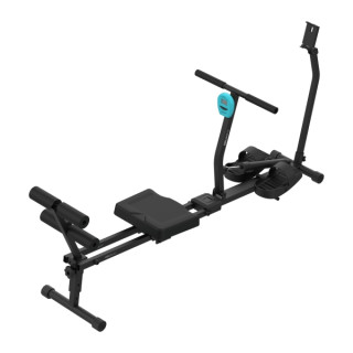 Cecotec Drumfit Rower CompactROW Maquina de Remo - Soporta hasta 110kg - Incluye Accesorios - Plegable - Resistencia Hidraulica