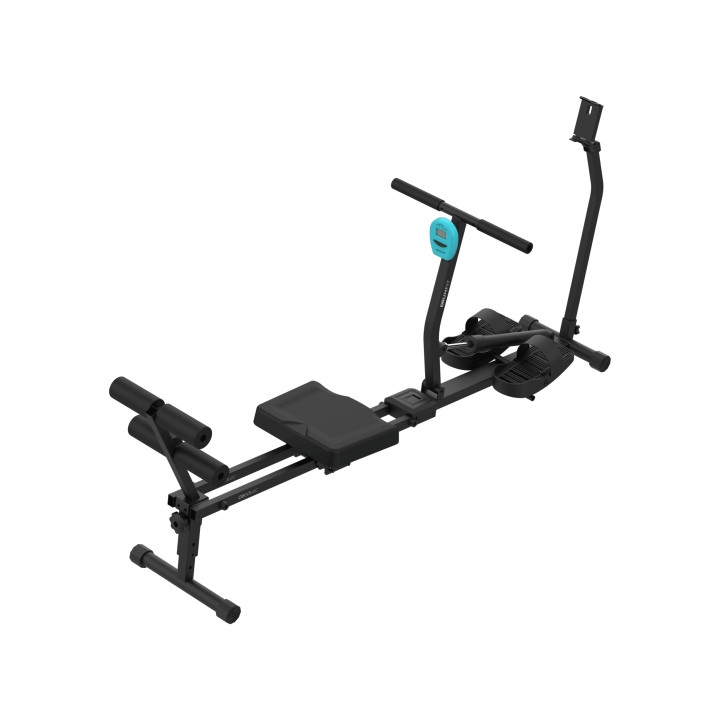 Cecotec Drumfit Rower CompactROW Maquina de Remo - Soporta hasta 110kg - Incluye Accesorios - Plegable - Resistencia Hidraulica