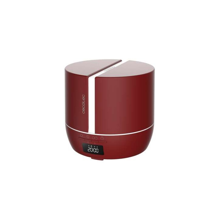 Cecotec PureAroma 550 Connected Garnet Difusor de Aromas 500ml Bluetooth - Pantalla LED - Altavoz - Temporizador 12h - 3 Modos d