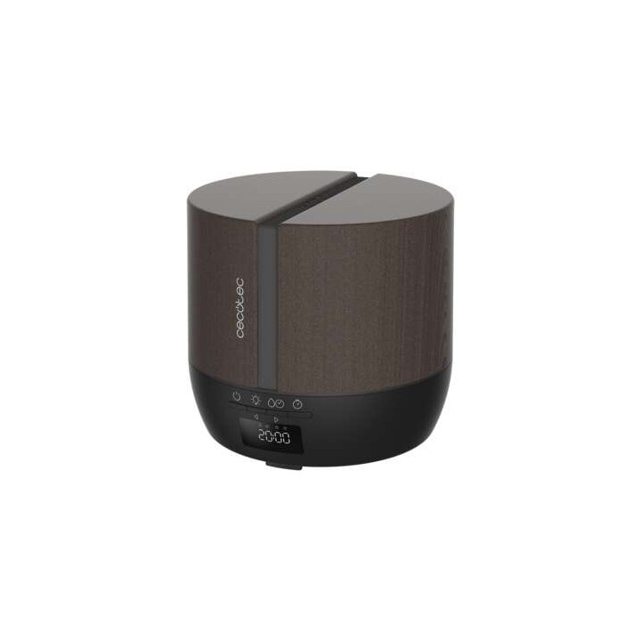 Cecotec PureAroma 550 Connected Black Woody Difusor de Aromas 500ml Bluetooth - Pantalla LED - Altavoz - Temporizador 12h - 3 Mo