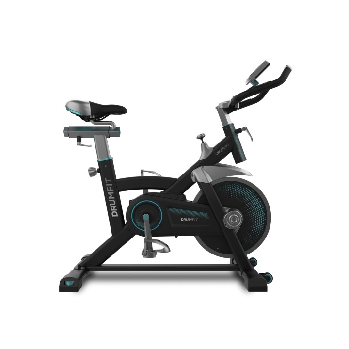 Cecotec DrumFit Indoor 18000 Ceres Bicileta Estatica - LCD - Silenciosa - Manillar y Sillin Regulables - Volante de 18kg - Frena