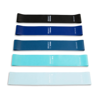 Cecotec DrumFit Resistance Band Set de 5 Bandas Elasticas de 5 a 18kg - Color Surtido