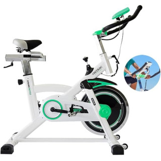 Cecotec Extreme X Bicicleta Estatica con Volante de 16kg - Transmision por Correa - Pantalla LCD Multifuncion - Manillar Regulab