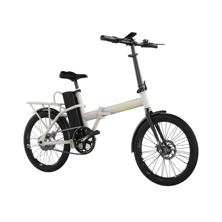 Cecotec Folding Bicicleta Electrica de 20" - 270Wh - Autonomia 35km - Bateria Extraible - Doble Freno de Disco - Display con 3 N
