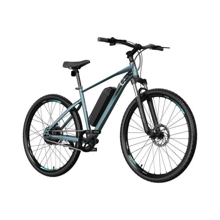 Cecotec e-Xplore Bicicleta Electrica de 27.5" - 360Wh - Autonomia 55km - Suspension Delantera - Cambio Shimano de 7 Velocidades