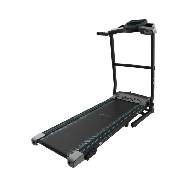 Cecotec DrumFit WayHome 1500 Sprint Cinta de Correr Plegable - 1100W - Velocidad hasta 15km/h - Plegado Hidraulico Automatico -