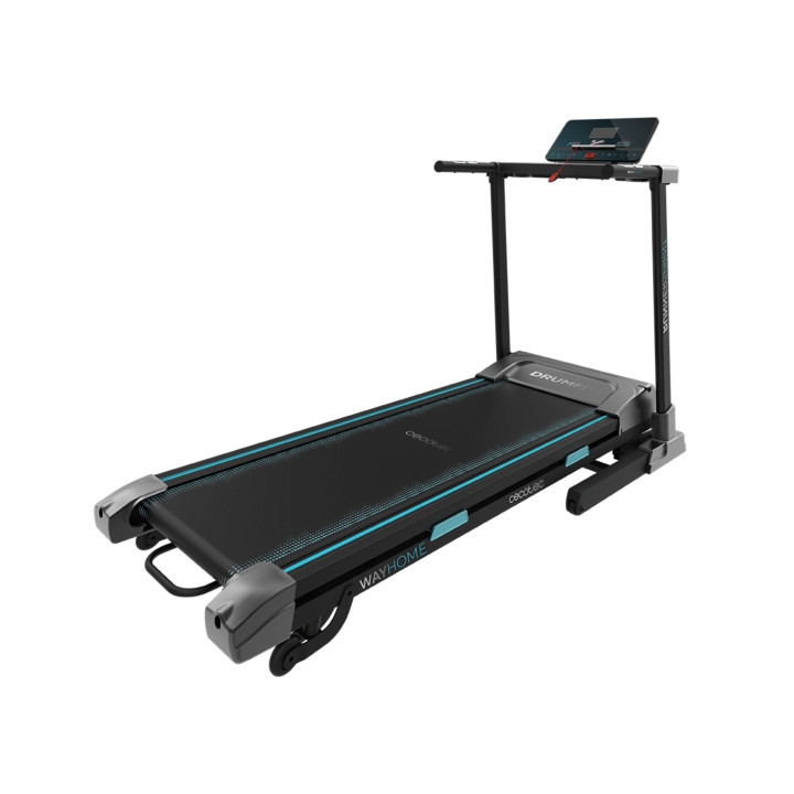 Cecotec DrumFit WayHome 1600 Runner Sprint Cinta de Correr Plegable - 1900W - Velocidad 16km/h - Amortiguacion - 15 Niveles de I