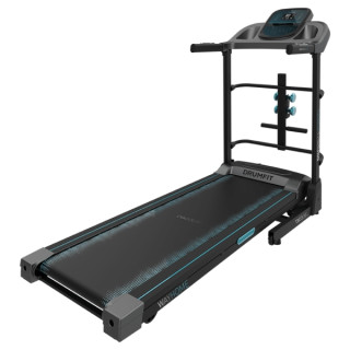 Cecotec DrumFit WayHome 1700 Sprint Cinta de Correr Plegable - 1100W - Mancuernas y Abdominales - Ruedas - Velocidad hasta 17km/